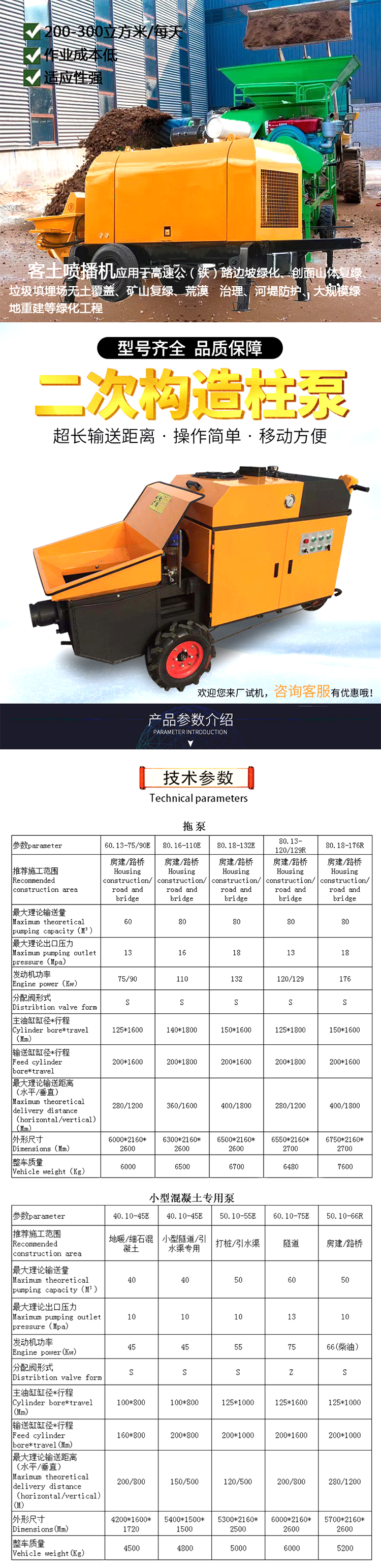 柴油拖泵、電機(jī)拖泵、拖泵、強(qiáng)制式拖泵、隧道拖泵、細(xì)石混凝土泵、砂漿泵、碎石泵、地泵